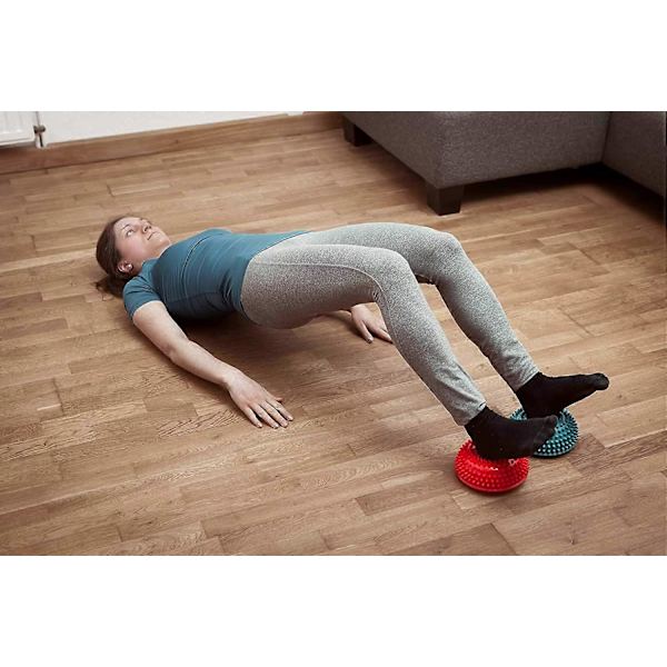 Sæt med 2 Pindsvin Balancebolde til at forbedre Balance/Koordination. Ideel til Balancetræning 320g Ca. 8cm Høj