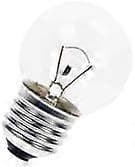 Glödlampa 24 V 25 W E27 Sfärisk Diam.45 x 75 mm