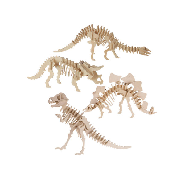 Puinen palapeli 3D dinosaurus