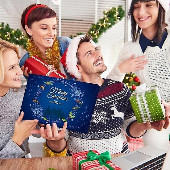 Kalender Realistisk Utseende Diskantkrok Nedtelling Design Julefiskesluker Kunstig