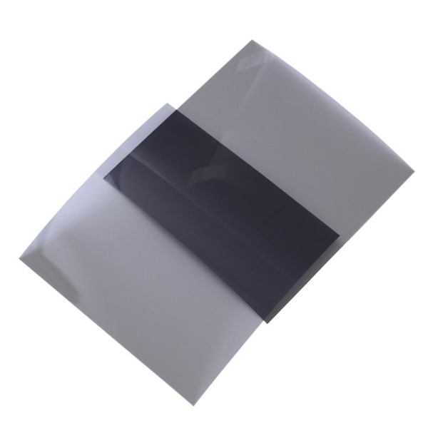 Linjärt polariserat filter polarisationsfilmsark 0/90 polariserande film 10x10cm