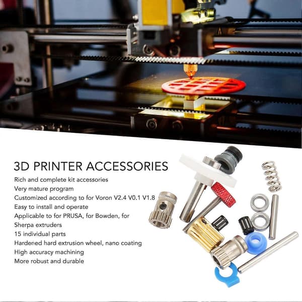 2025 Seneste Model Ekstruder Dobbelt Gear Kit 3D Printer Hardware Tilbehør