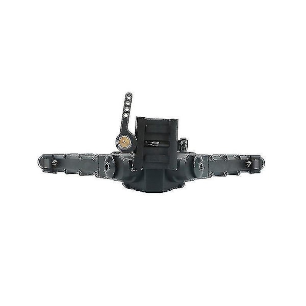 V9 En-delt Stativ i Aluminiumlegering Justerbar Bipod Stativbrakett Svart