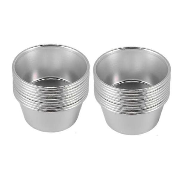 20 stk. Individuelle former Puddingformer Kopper Mini Sjokolade Smeltede Former Non-Stick Cupcake Kake Cookie Puddingform
