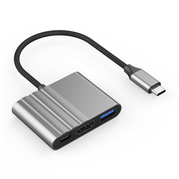 3-i-1 USB-C-adapter for lading og bildeoverføring