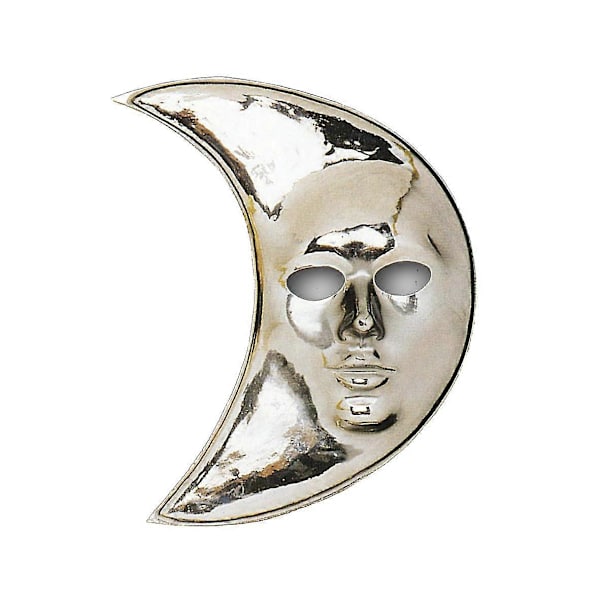 Silver Moon Mask för Vuxna