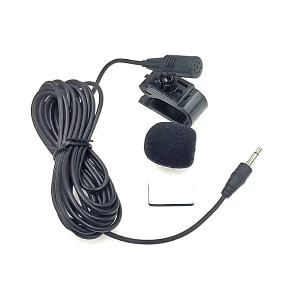 Monomikrofon med klips og 3,5 mm plugg – 3 meter kabel