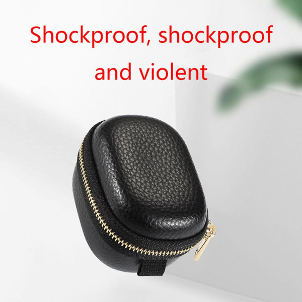 För fodral för B&o för Play Beoplay E8 headset PU läder stöttåligt skydd