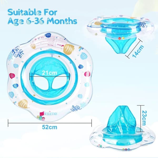 Babysimring. Babysimring. Simring. Poolflotte. Lämplig för spädbarn 6 till 36 månader gamla.