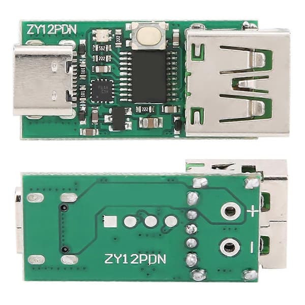 ZY12PDN USB-C PD2.0 3.0 til DC USB-modul 3-20V 100W Decoy Hurtiglading Trigger Poll Detektor