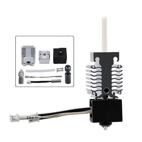 För -V3 SE Hotend Munstycksset 40W 24V Värmeblock Extruder Hotend Kit 3D-skrivartillbehör
