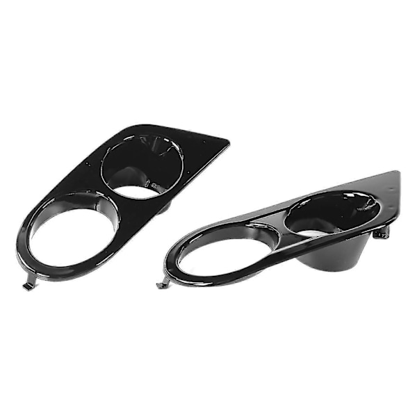 2 stk Frontlysklykter Deksel Dobbelt Hull Biltilbehør Passer for E46 M3 20012006 Blank Svart