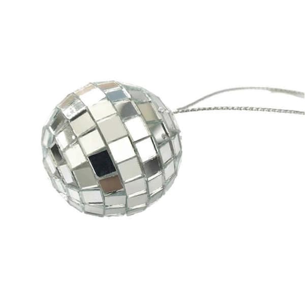 2CM Speilreflekterende kule bar disco bryllup ins kake dekorasjon