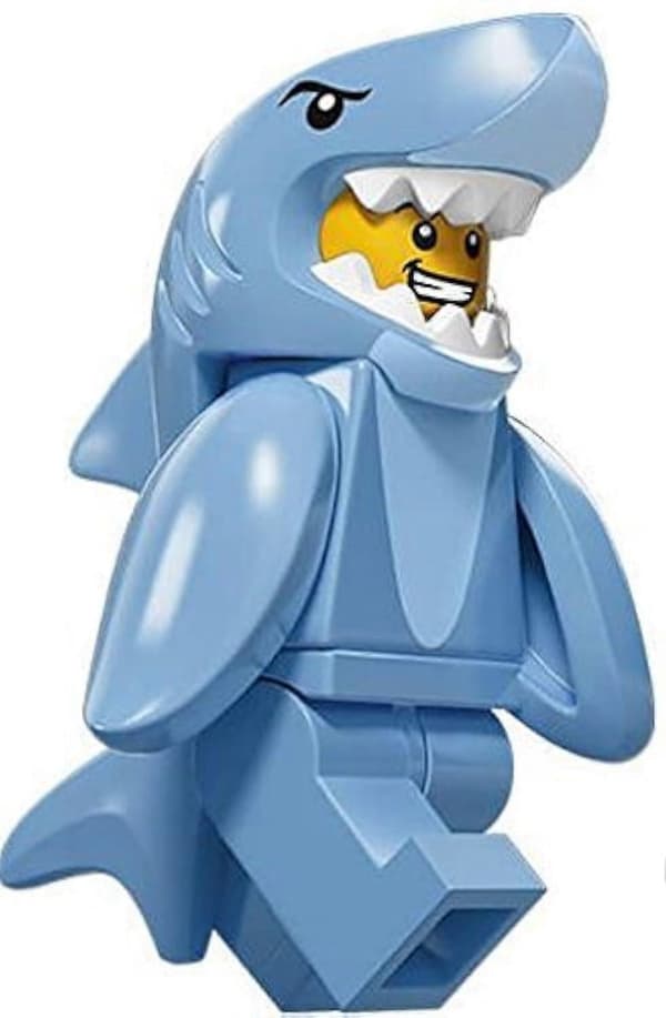 Hajdräktskille 13 av 16, Minifigurer Serie 15 Set 71011 FÖRPACKNINGEN ÄR FÖRSEGLAD