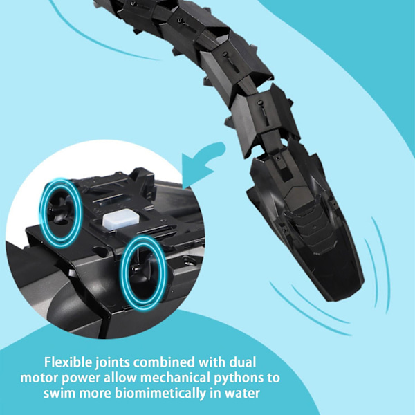 Fjernstyret Mekanisk Slange Elektrisk Genopladelig Vandsimulerings Slange Legetøj