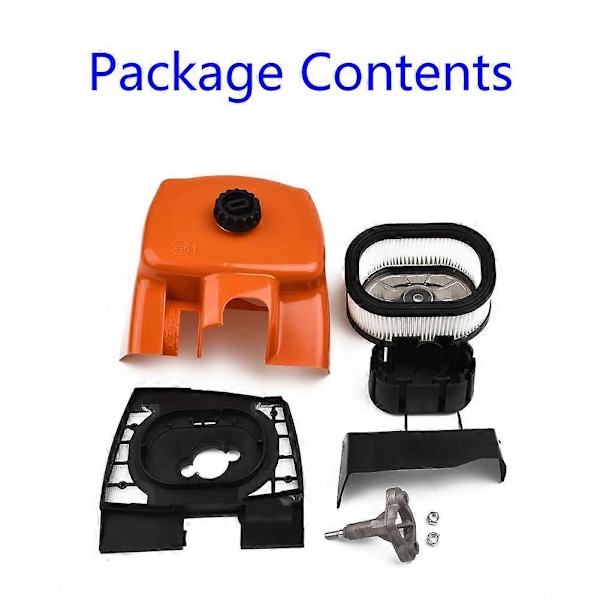 5 ST/Set Luftfilterkåpa Deflektor Basplatta Fläns Passar Stihl MS650 066 MS660 Motorsågar Reparation Reservdelar