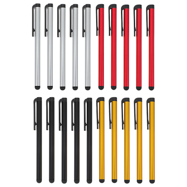 20 PCS Black Pencils Best Stylus Drawing Capacitive Stylus Pen Rechargeable Pencil Stylus Pen Tablet