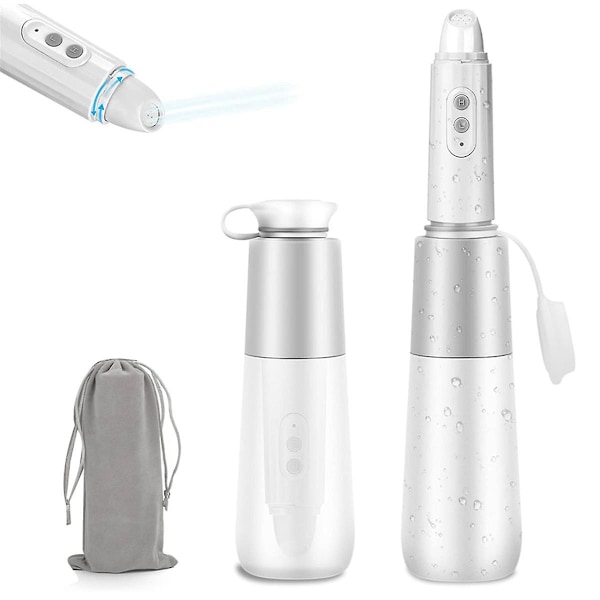 Bærbar Bidet, Reisebidet, Oppladbar Bærbar Bidet, Mini Håndholdt Bærbar Bidet Sprøyte med Reiseveske Hvit