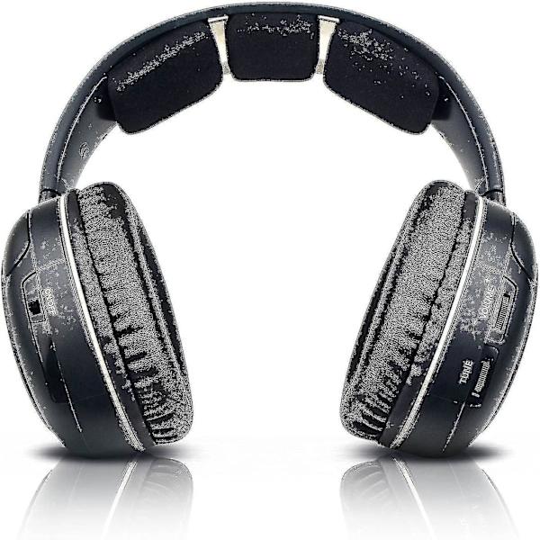 Rs120 Hdr120 Ii Ørepude, udskiftning Ørepude Kompatibel Med Sennheiser Rs120 Hdr120ii Rs110 Hovedtelefoner, nem At Installere Hukommelsesskum Ørepude (læder