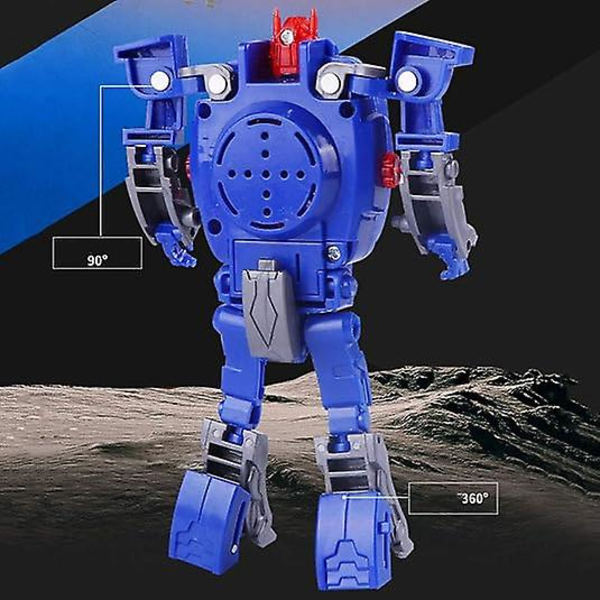 Kreativ Robot Transformer Barnklocka, Stor Siffertavla Digitala Armbandsur för Pojkar 2-14 År