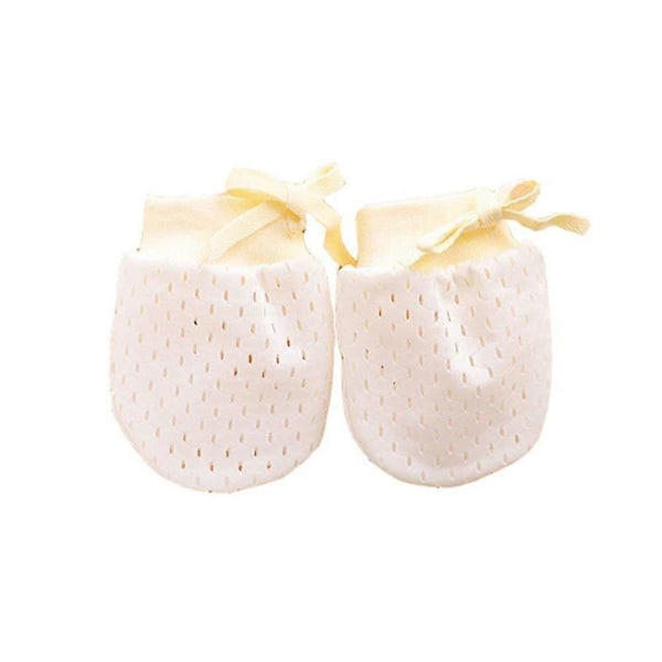 6-pack Baby Mesh Handskar Bomull Anti-Rep Vantar för Unisex (3 Färger/0-6 Månader)