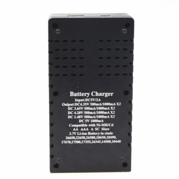 18650 Litium Batterilader Lommelykt 18650 Oppladbart-Batteri VTC6 USB-Lader