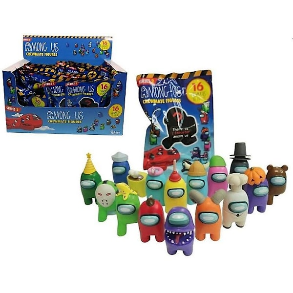 6-pack Among Us Crewmate -hahmoja Mystery Bag S2