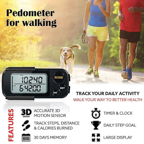 3D Quality Walking 3D-askelmittari Realaltilta