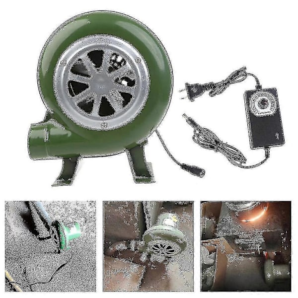 Kraftig BBQ-blåsere Kullgrillstarter BBQ-vifte, Røykovn Vifte Jern Elektrisk Blåsere AC100-240V 2900rpm Justerbar