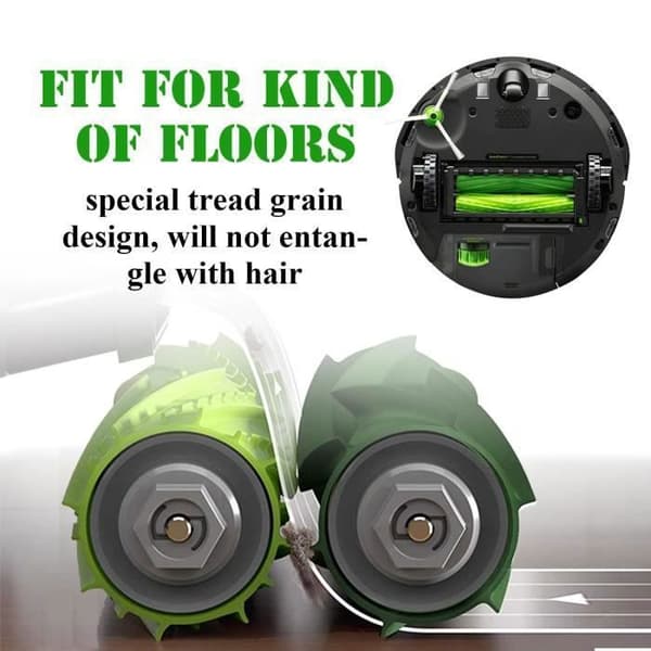 4 par hovedbørster til iRobot Roomba 7 Green iRobot Roomba YYV