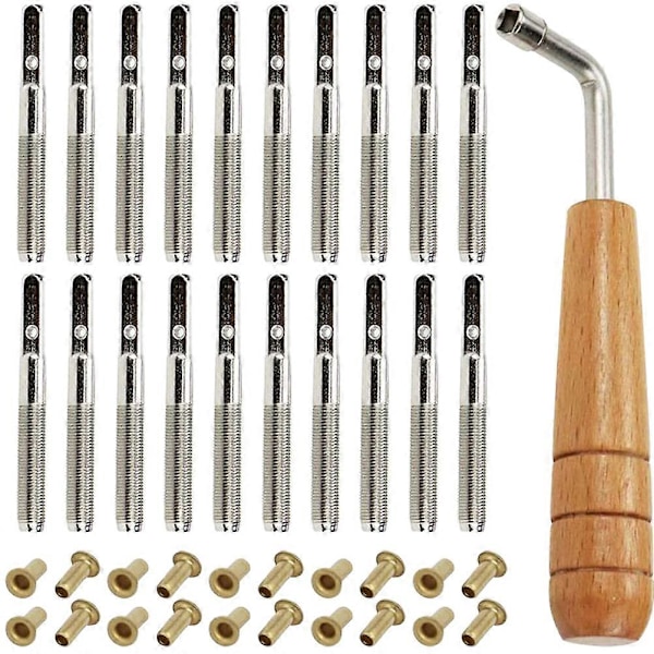 1 Sett med Profesjonelle Lyre-Plugger, Robuste Lyre-Harpe-Strengeplugger, Erstatningsplugger