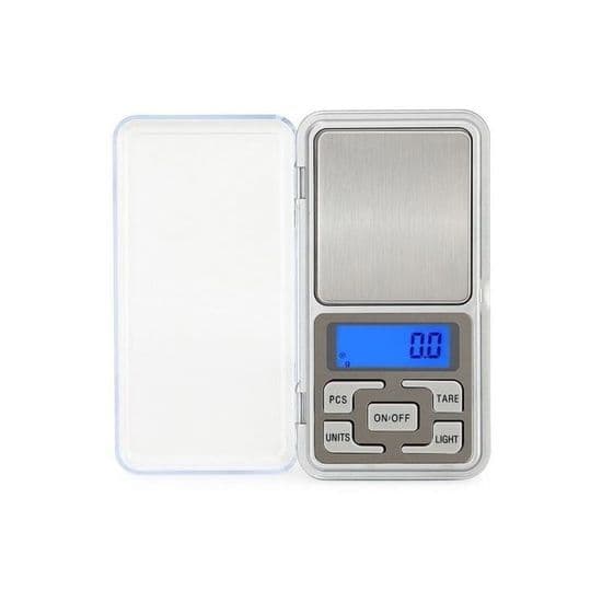 Elektronisk köksvåg - PZCC - Precisionsmodell - 500g - 0.1g - Bakgrundsbelyst