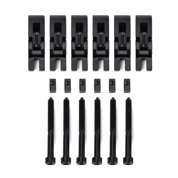 6st Metall Gitarr Låsta Strängsadlar för Floyd-Rose Tremolo Stall Delar