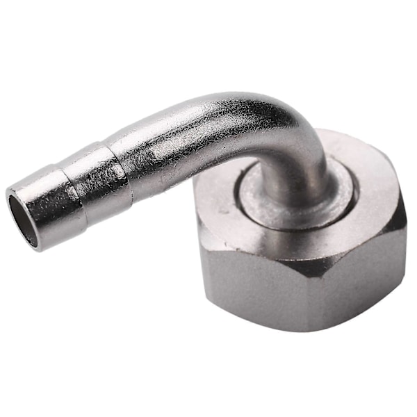 Øltappehåndtak med 8 mm Barber Elbow, Krombelagt Messing Håndtak G5/8 for Justerbar Tappeutstyr Hjemmebrygging