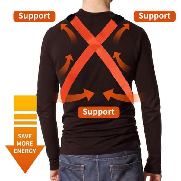 Flyttestropper - YYV - Justerbare - Orange - Nylon - Brudbelastning 250 kg