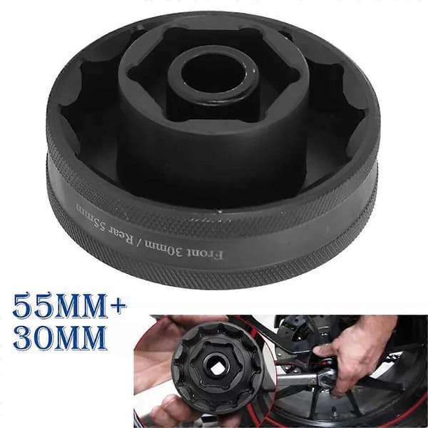55mm+30mm Hylsnyckel för hjulmutter för Ducati 1098 1198 1199