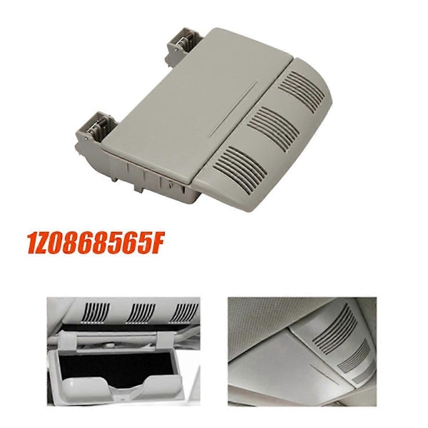 Bil Tak Glasögon Handskfack 1Z0868565F 1ZD868565F för Skoda Octavia Fabia 2007-2014 Central Glasögonbox Grå