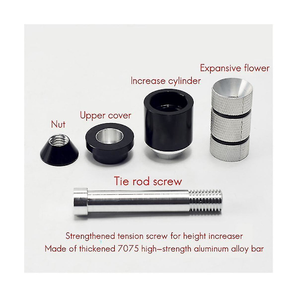 Sykkelstyre Stem Forlengelse For Aluminium Legering Gaffel Terrengsykkel Veisykkel Gaffel Skjult Riser Adapter 55mm