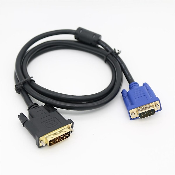 DVI-VGA-kaapeli VGA-DVI Uros-uros HD-kaapeli