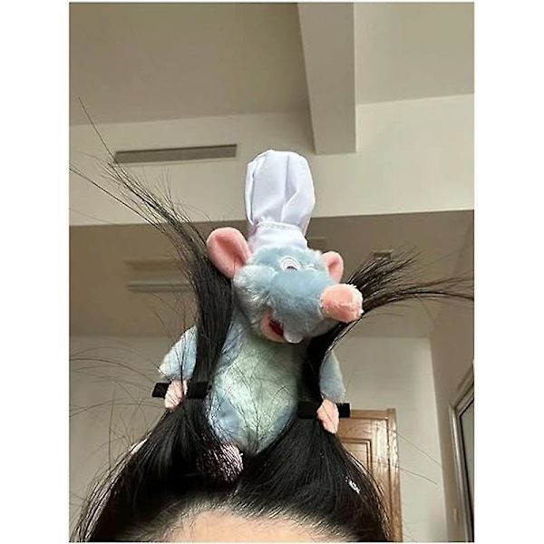 Sødt Mus Dyre Remy Ratatouille Plys Legetøj Pandebånd til Kvinder