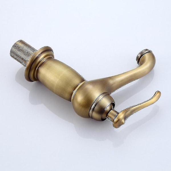 Badekarvask Antique Messing Blandebatteri Solid Kobber Luksus Europeisk Stil Kraner
