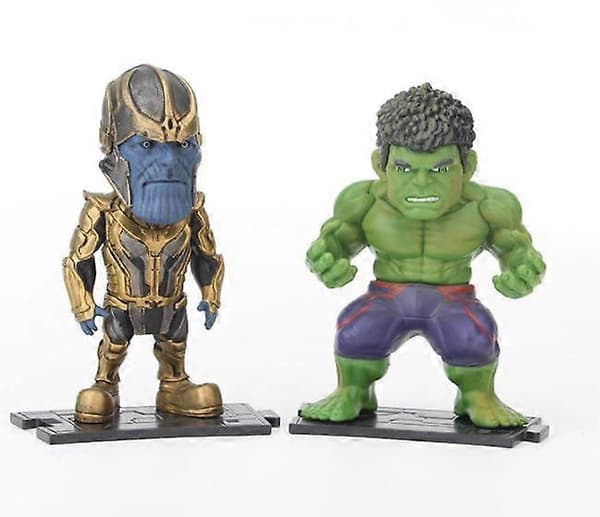 6 Pak Marvel Avengers Heltefigurer 7-8 CM