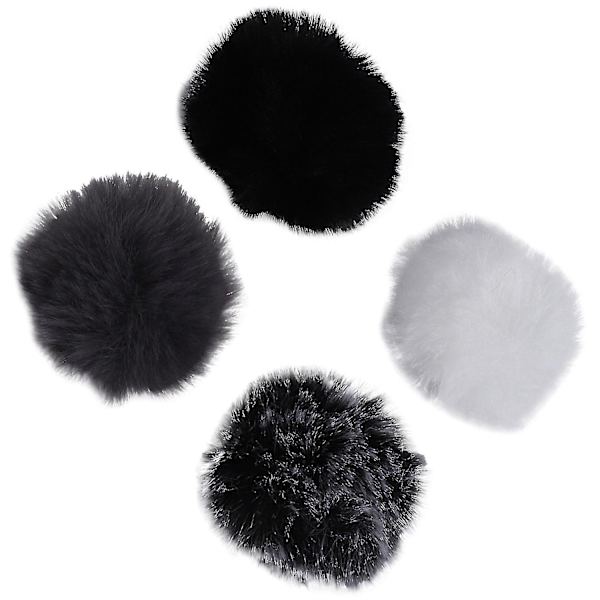8 st Universal Lavalier Mikrofon Päls Vindruta Päls Vindruta Vindmuff För Lapel Lavalier Mic