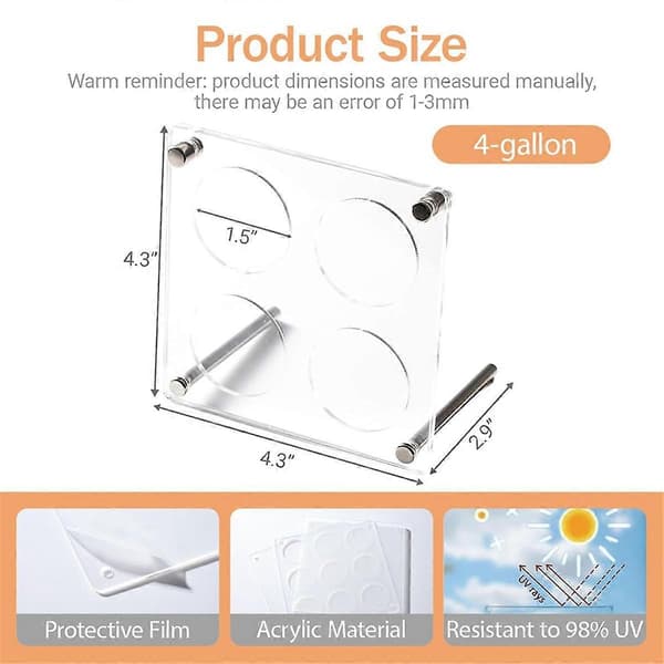 Challenge-Mynt Klar Akryl Förseglad Dammtät Display Samlarobjekt Displayramar Myntsamlare Veteraner Present, B