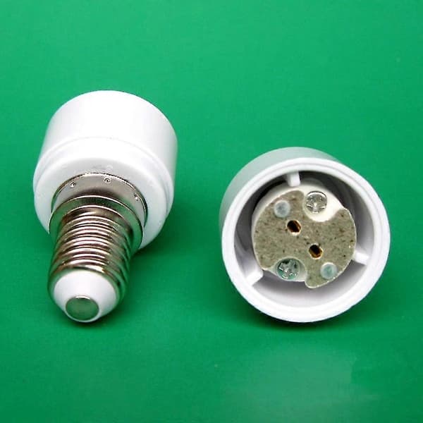 Sett med 4 E14 til G4 Mr16 Gu5.3 Gu4 Base Adapter for LED eller Halogenpære