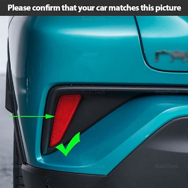 Auton vilkkuva LED-heijastin takasumuvalo takapuskurin jarruvalo Toyota C-HR CHR 2016-2020