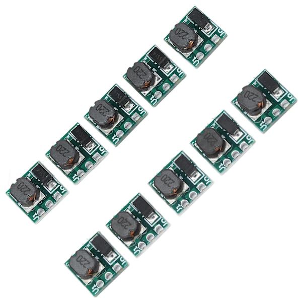 10 st Dcdc Boost Converter Modul 1.5v 1.8v 2.5v 3v 3.3v 3.7v 4.2v Till 5v Booster Board T64