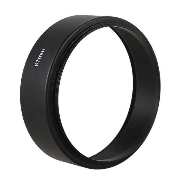 67mm:n vakio metallinen objektiivin vastavalosuoja