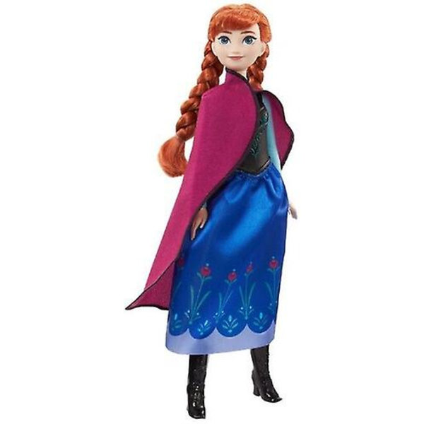 Mattel - Disney Frozen Dockan Anna med flätor  [SAMLAROBJEKT] Pappersdocka USA import