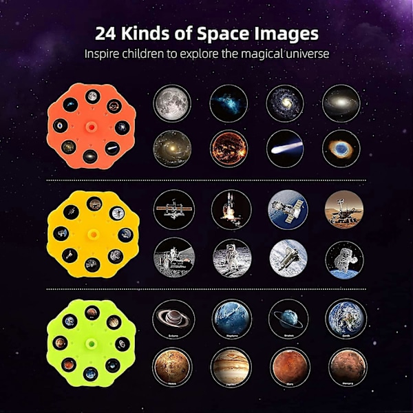 Solsystem för barn, talande astronomi solsystem modellbyggsats, planetariumprojektor med 8 planeter rymdleksaker för pojkar och flickor